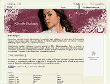 Tablet Screenshot of kormosszalon.hu